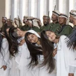 wonderful welcome : Hair-Flipping Dancers Welcome Trump To UAE.